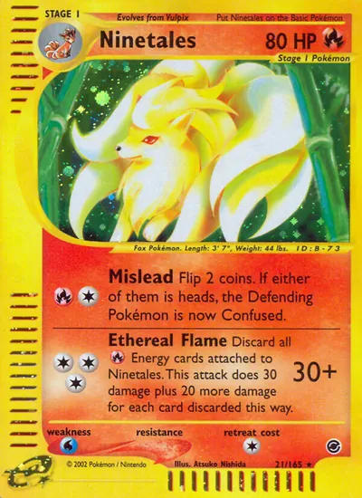 Ninetales - Expedition - ilustração de Atsuko Nishida