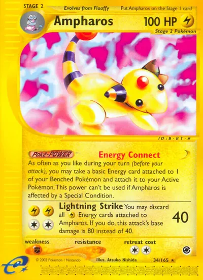 Ampharos - Expedition - ilustração de Atsuko Nishida