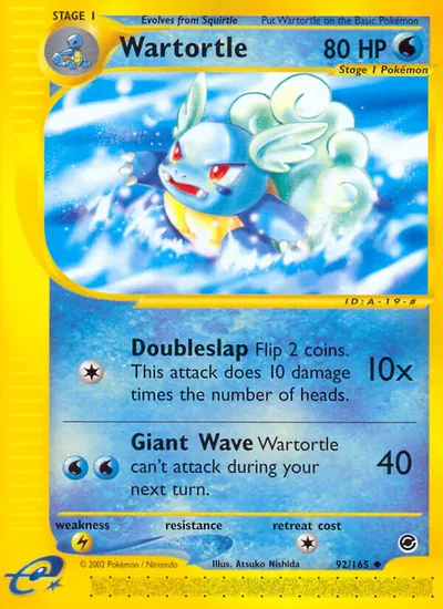 Wartortle - Expedition - ilustração de Atsuko Nishida