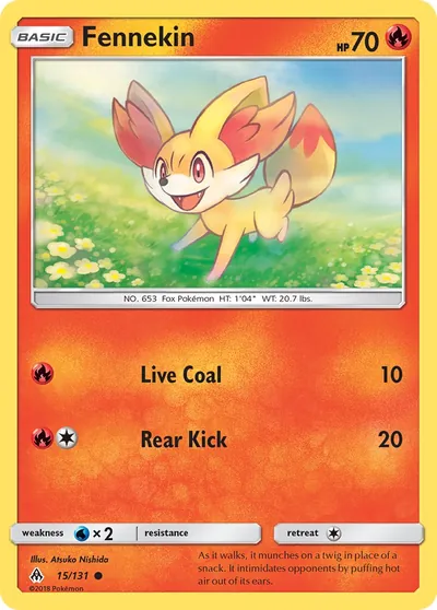 Fennekin - Luz Proibida - ilustração de Atsuko Nishida