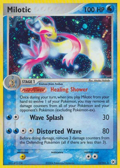 Milotic - Hidden Legends - ilustração de Atsuko Nishida