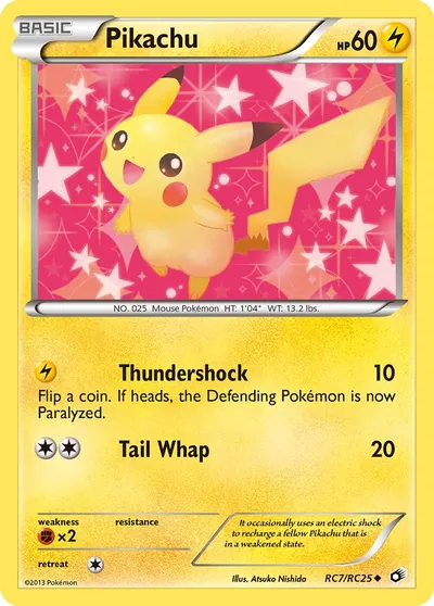 Pikachu - Tesouros Lendários - ilustração de Atsuko Nishida