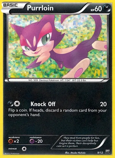 Purrloin - McDonald’s Collection 2012 - ilustração de Atsuko Nishida