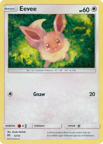 Eevee - McDonald’s Collection 2019 - ilustração de Atsuko Nishida