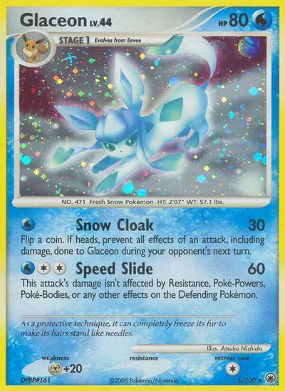 Glaceon - Majestic Dawn - ilustração de Atsuko Nishida