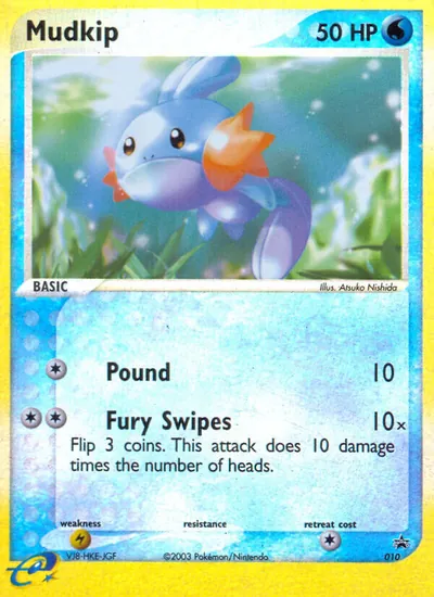Mudkip - Promos Black Star (Nintendo) - ilustração de Atsuko Nishida