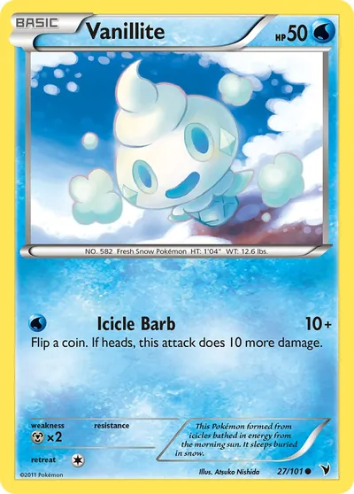 Vanillite - Vitórias Nobres - ilustração de Atsuko Nishida