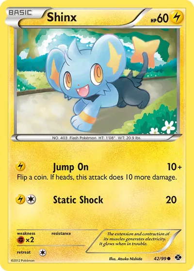 Shinx - Próximos Destinos - ilustração de Atsuko Nishida