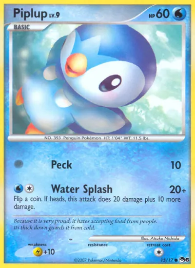 Piplup - POP Series 6 - ilustração de Atsuko Nishida