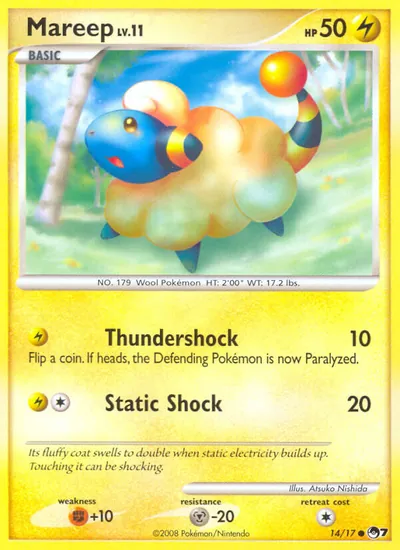 Mareep - POP Series 7 - ilustração de Atsuko Nishida