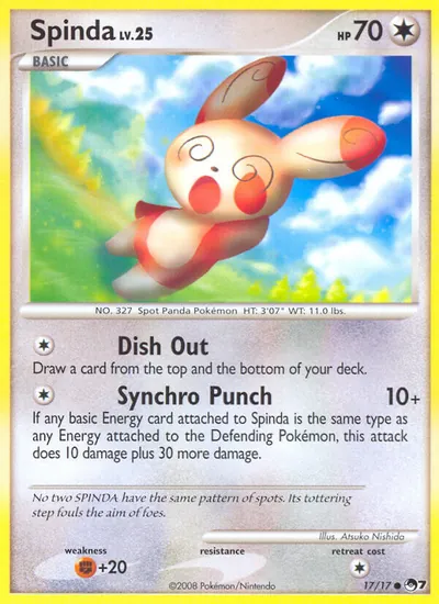 Spinda - POP Series 7 - ilustração de Atsuko Nishida