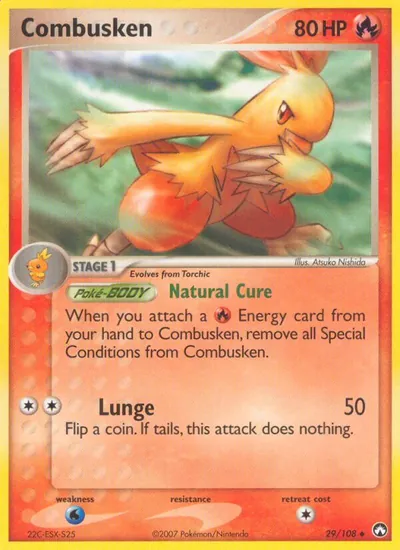 Combusken - Power Keepers - ilustração de Atsuko Nishida