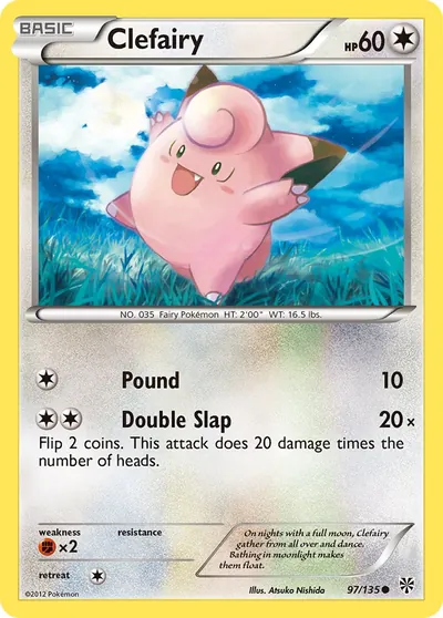 Clefairy - Tempestade de Plasma - ilustração de Atsuko Nishida