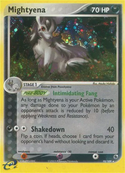 Mightyena - Rubi & Safira - ilustração de Atsuko Nishida