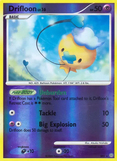 Drifloon - Stormfront - ilustração de Atsuko Nishida