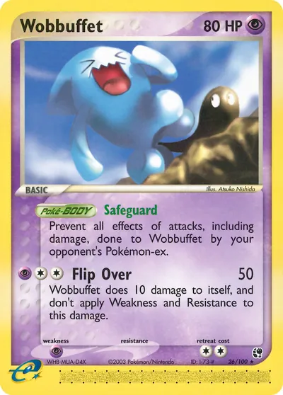 Wobbuffet - Sandstorm - ilustração de Atsuko Nishida