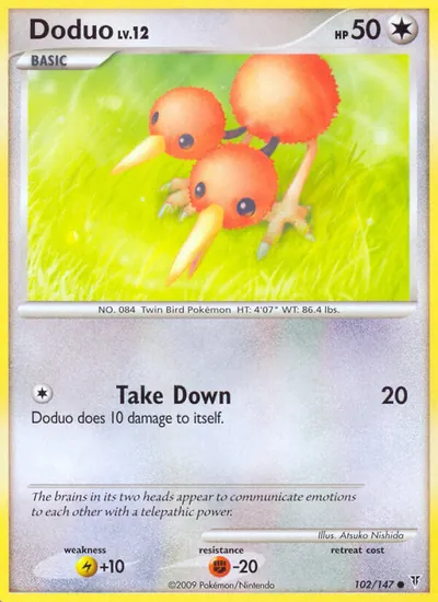 Doduo - Supreme Victors - ilustração de Atsuko Nishida