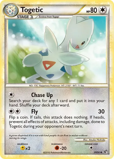 Togetic - Destemido - ilustração de Atsuko Nishida