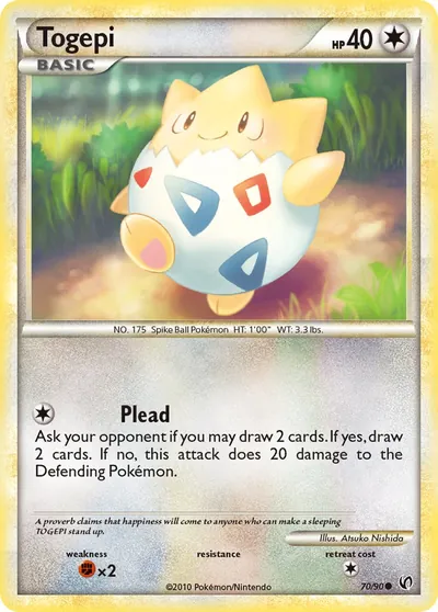 Togepi - Destemido - ilustração de Atsuko Nishida