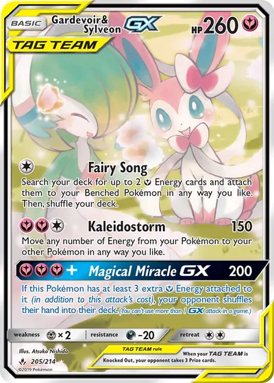 Gardevoir e Sylveon-GX - Elos Inquebráveis - ilustração de Atsuko Nishida