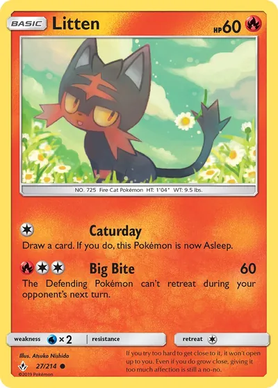 Litten - Elos Inquebráveis - ilustração de Atsuko Nishida