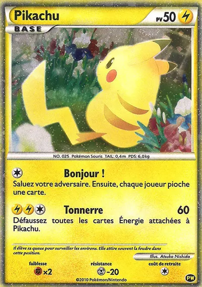 Pikachu - World Collection - ilustração de Atsuko Nishida