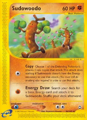 Sudowoodo 36/147