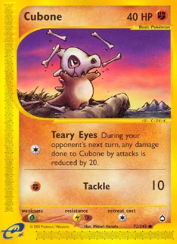 Cubone 72/147