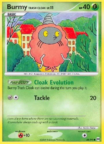 Burmy Casca de Lixo 58/99