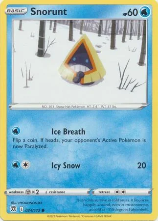 Snorunt 34/172