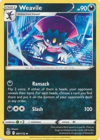 Weavile 87/172