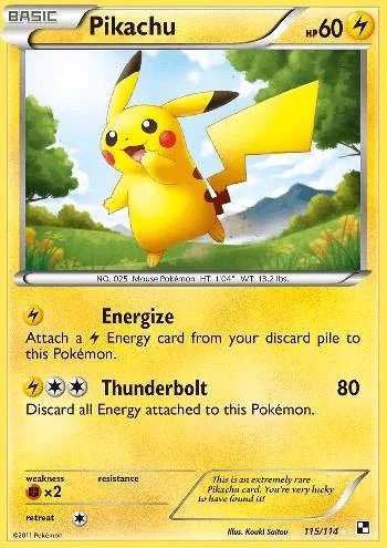 Pikachu 115/114