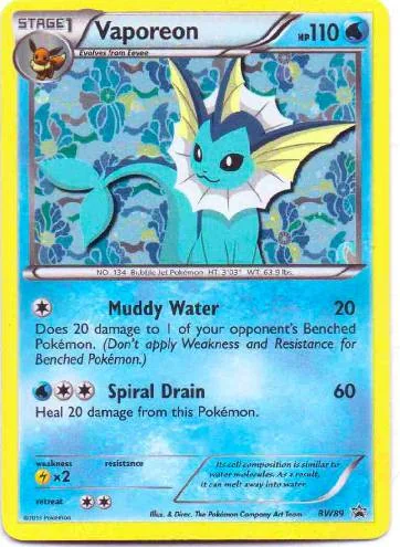 Vaporeon BW89/99