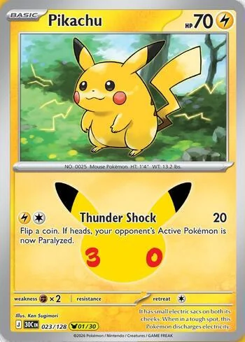 Pikachu 023/128