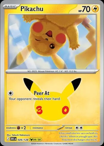 Pikachu 026/128