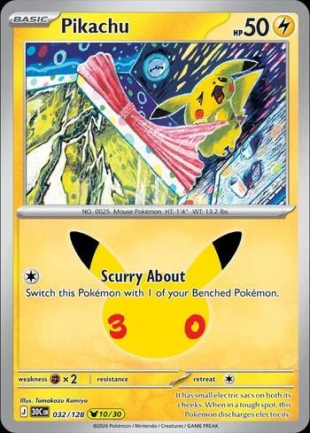 Pikachu 032/128
