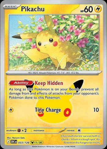 Pikachu 033/128
