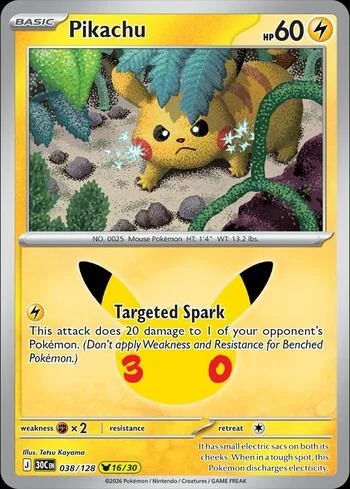 Pikachu 038/128