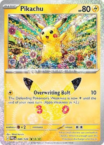 Pikachu 040/128
