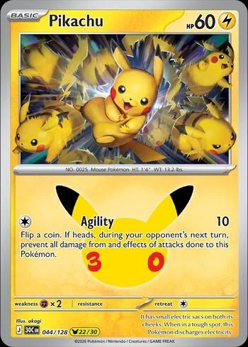 Pikachu 044/128