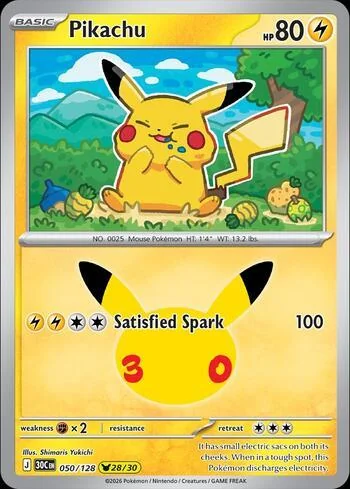 Pikachu 050/128