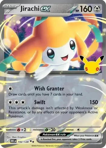 Jirachi ex 102/128