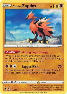 Zapdos de Galar 82/203
