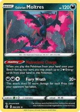 Moltres de Galar 93/203