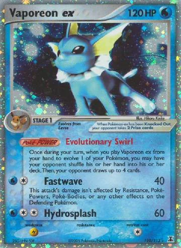 Vaporeon ex 110/113