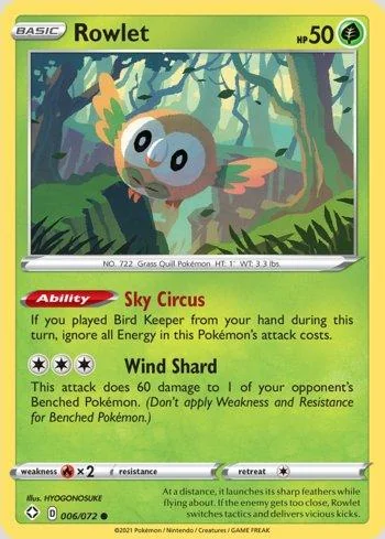 Rowlet 6/72