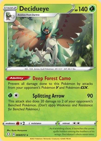Decidueye 8/72