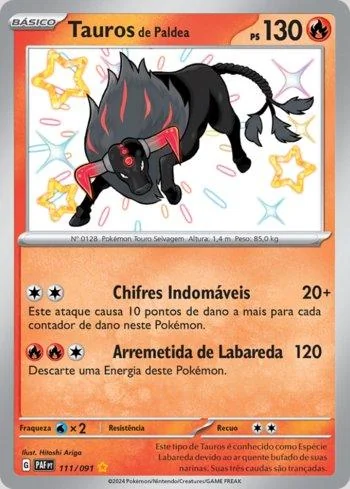 Tauros de Paldea 111/091