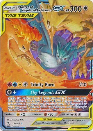 Moltres, Zapdos e Articuno-GX 44/68