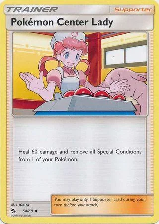 Dama do Centro Pokémon 64/68